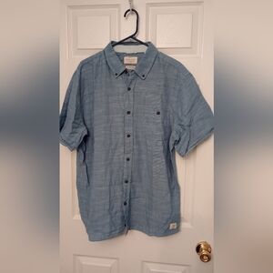 Weatherproof Sky Blue Button-Down Shirt